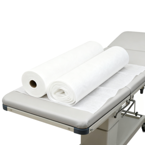 Premium Disposable Non-Woven PP Material Bed Sheet Roll for Spa Beds (White)